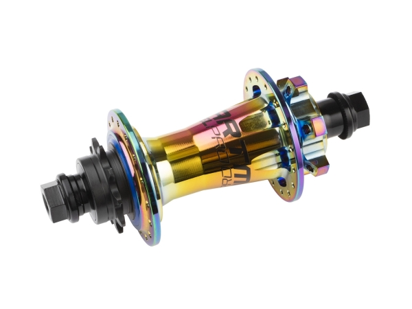 Dartmoor Dirt Bike Hinterradnabe Reel Pro Singlespeed v.2 6-Loch | 10 x 135 mm | 13T | 32 Loch | Petrol Chrome Oilslick