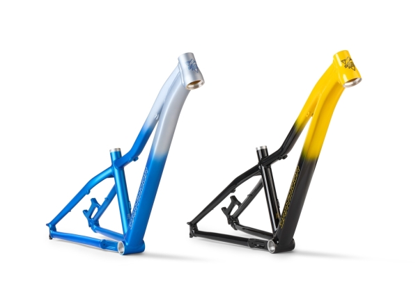 Dartmoor Kinder MTB Rahmen Sparrow Junior Mullet 27.5"/26" | Matt Cool Grey/Blue | Medium