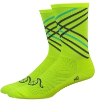 DeFeet Sportsocken Aireator Handlebar Mustache Crossroads Gelb, S (15 cm) DeFeet Sportsocken Aireator Handlebar Mustache Crossroads Gelb, S (15 cm)