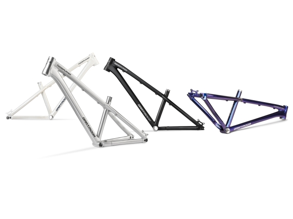 2026 Dartmoor Dirt Bike Rahmen Two6Player Pro | Glossy Brushed Silver | Long