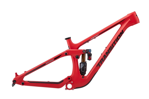 Transition Bikes Trail Bike Rahmen Patrol Mullet Carbon | XLarge | Bonfire Red
