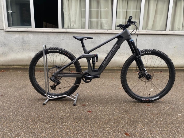 Transition Bikes Trail E-Bike Relay Carbon GX AXS Fox | Large | Ti Oxide Grey Testbike