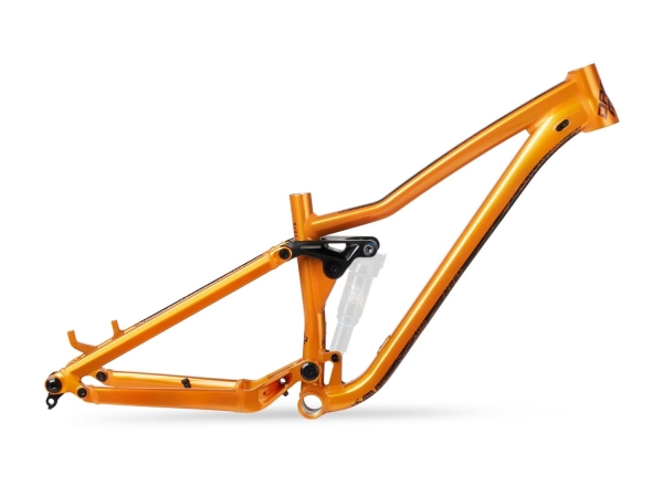 Dartmoor Kinder Trail / Enduro Rahmen Rocbird Junior S 26"/24" | Glossy Copper Orange | o. Dämpfer