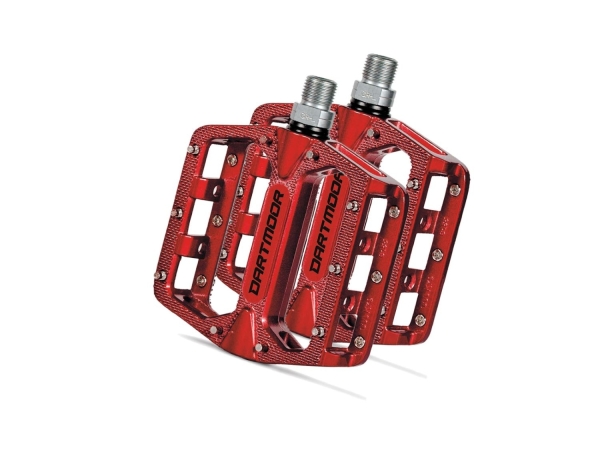 Dartmoor BMX / MTB / Dirt Bike Fahrradpedale Alu Stream Pro | Red Devil