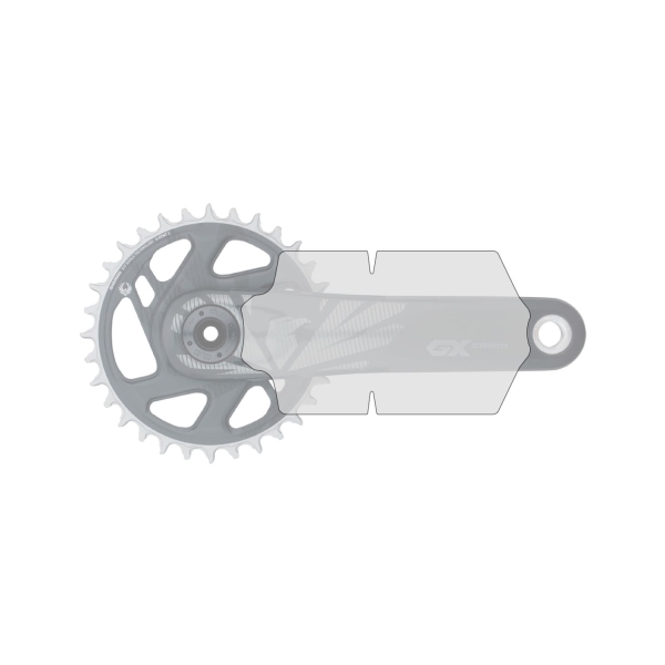 Slicy Fahrrad / MTB Schutzfolie für Kurbelarme Sublimistick Kurbel | Matt