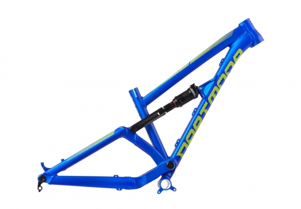 Dartmoor Kinder Mountainbike Rahmen 26" Blackbird Junior | Matt Space Blue/Lemon | ohne Dämpfer