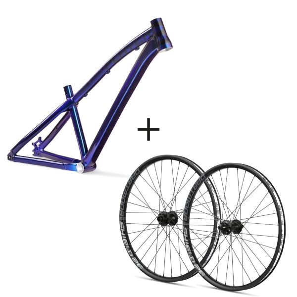 Dartmoor Bundle |Dirt Bike Rahmen | Laufradsatz | Two6Player Pro Glossy Cosmic Oilslick | Medium