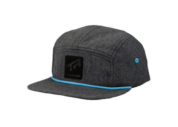 Transition Bikes Cap Suede Patch 5-Panel Hat Grau