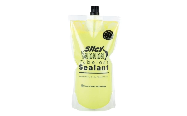 Slicy Fahrrad Reifendichtmittel / Tubelessmilch Banana Smoothy | 500 ml