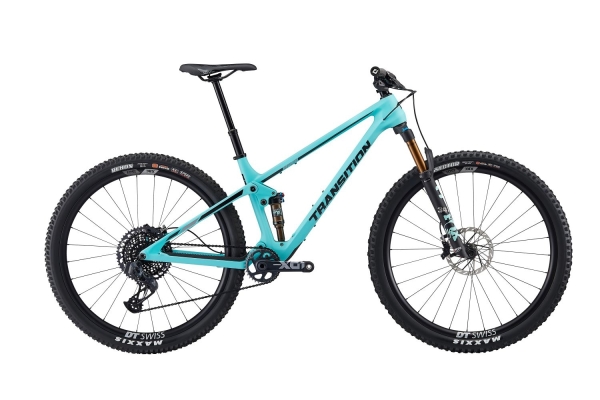 Transition Bikes Trail Bike Spur Carbon GX AXS Fox | Medium | Aqua