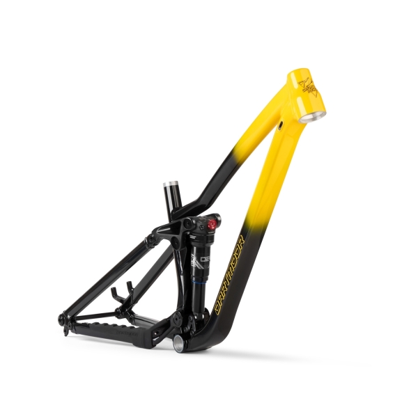 2026 Dartmoor Kinder Trail / Enduro Rahmen Rocbird Junior M 27.5"/26" | Glossy Solar Eclipse (yellow-black) | o. Dämpfer