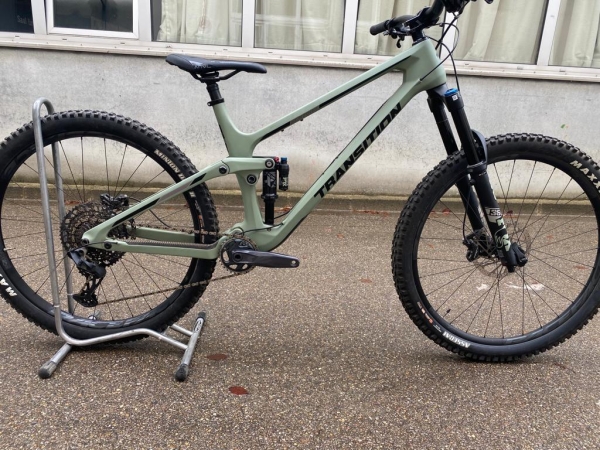 Transition Bikes Trail Bike Sentinel Carbon GX Fox | XLarge | Misty Green Testbike