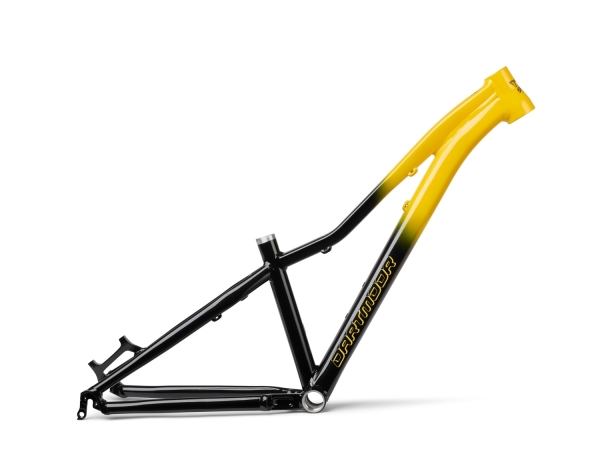Dartmoor Kinder MTB Rahmen Sparrow Junior Mullet 27.5"/26" | Glossy Solar Eclipse (yellow-black) | Medium