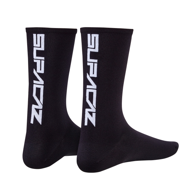 Supacaz Sportsocken Straight Up SL, Schwarz / Weiß, S/M