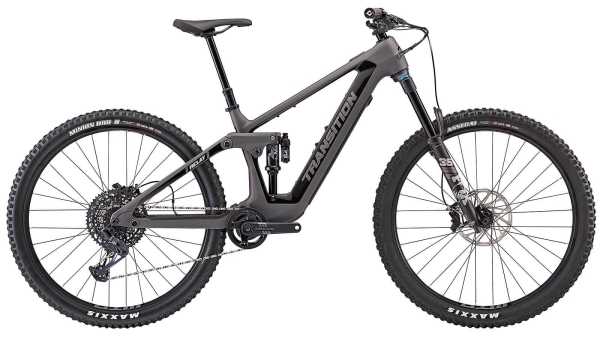 Transition Bikes Trail E-Bike Relay Carbon GX Fox | Small | Ti Oxide Grey